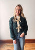 Emerald Green Bow Cardigan