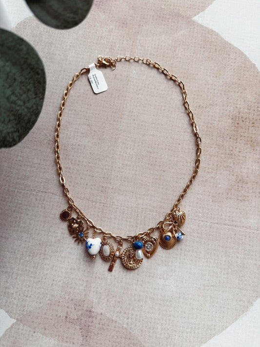 Estelle Cross Station Necklace