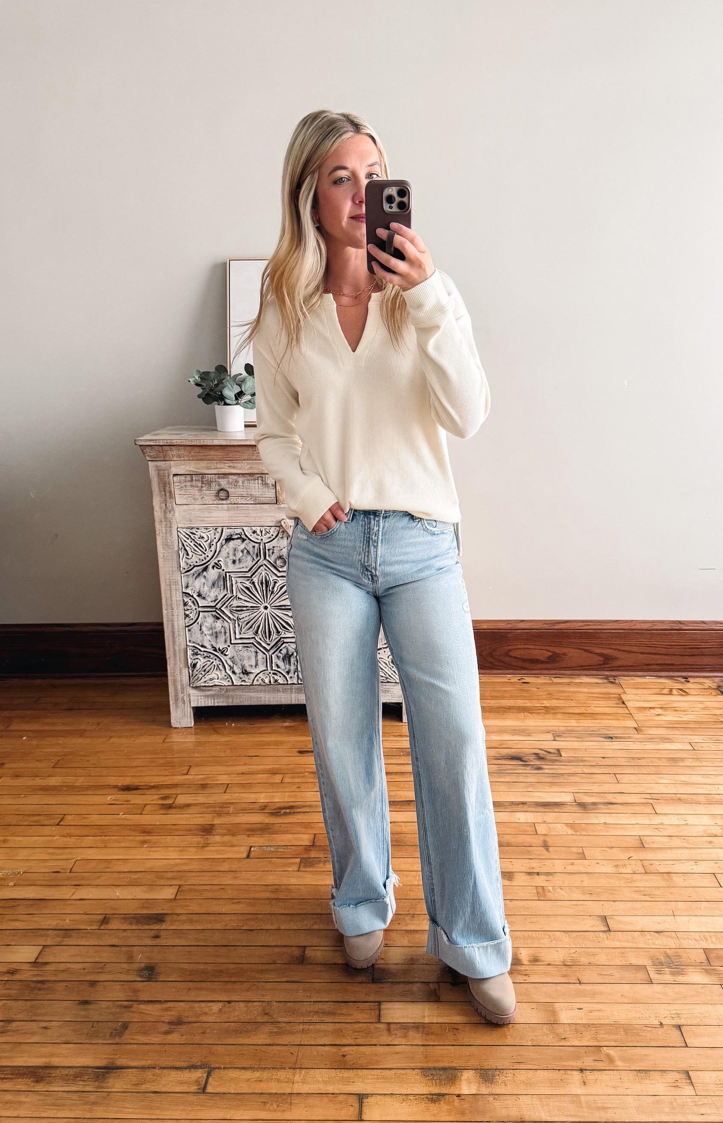 Ethel Top - Ivory