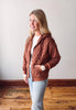 Evelyn Copper Quilted Jacket
