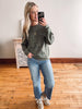 Fall List Olive Sweatshirt