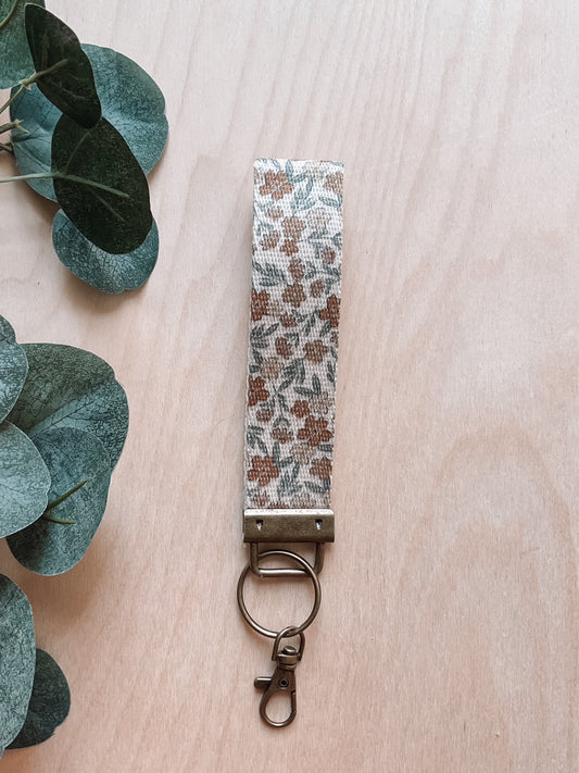 Harvest Flowers Keychain Lanyard