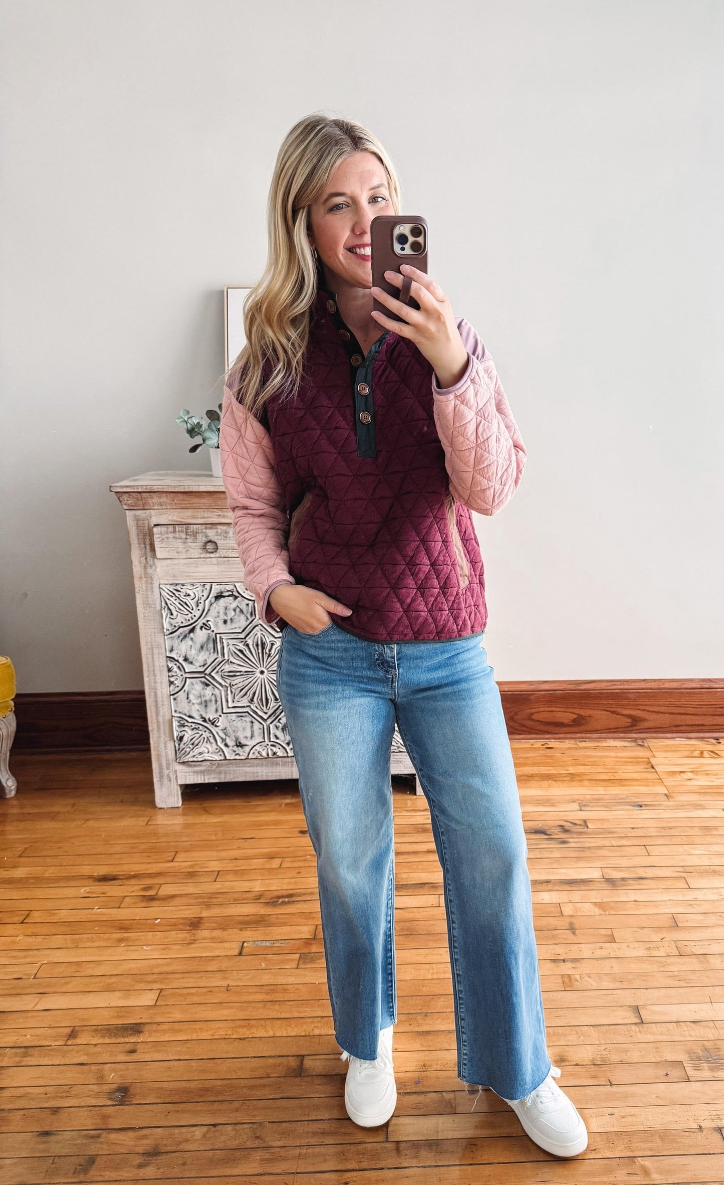 Fern Colorblock Pullover