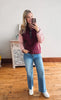 Fern Colorblock Pullover