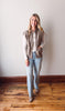 Franny Mocha Zip Sweater Vest