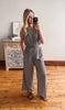 Gingham Top and Pants Set