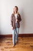 Gloria Cappuccino Dotted Cardigan