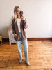 Gloria Cappuccino Dotted Cardigan