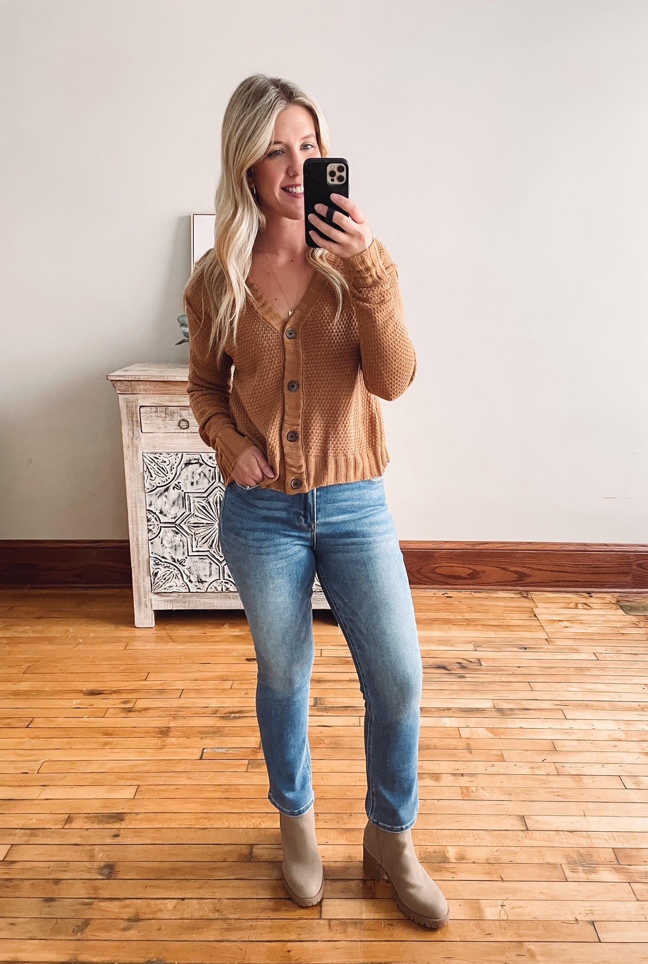 Golden Knit Cardigan