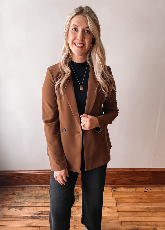 Gretchen Chocolate Blazer