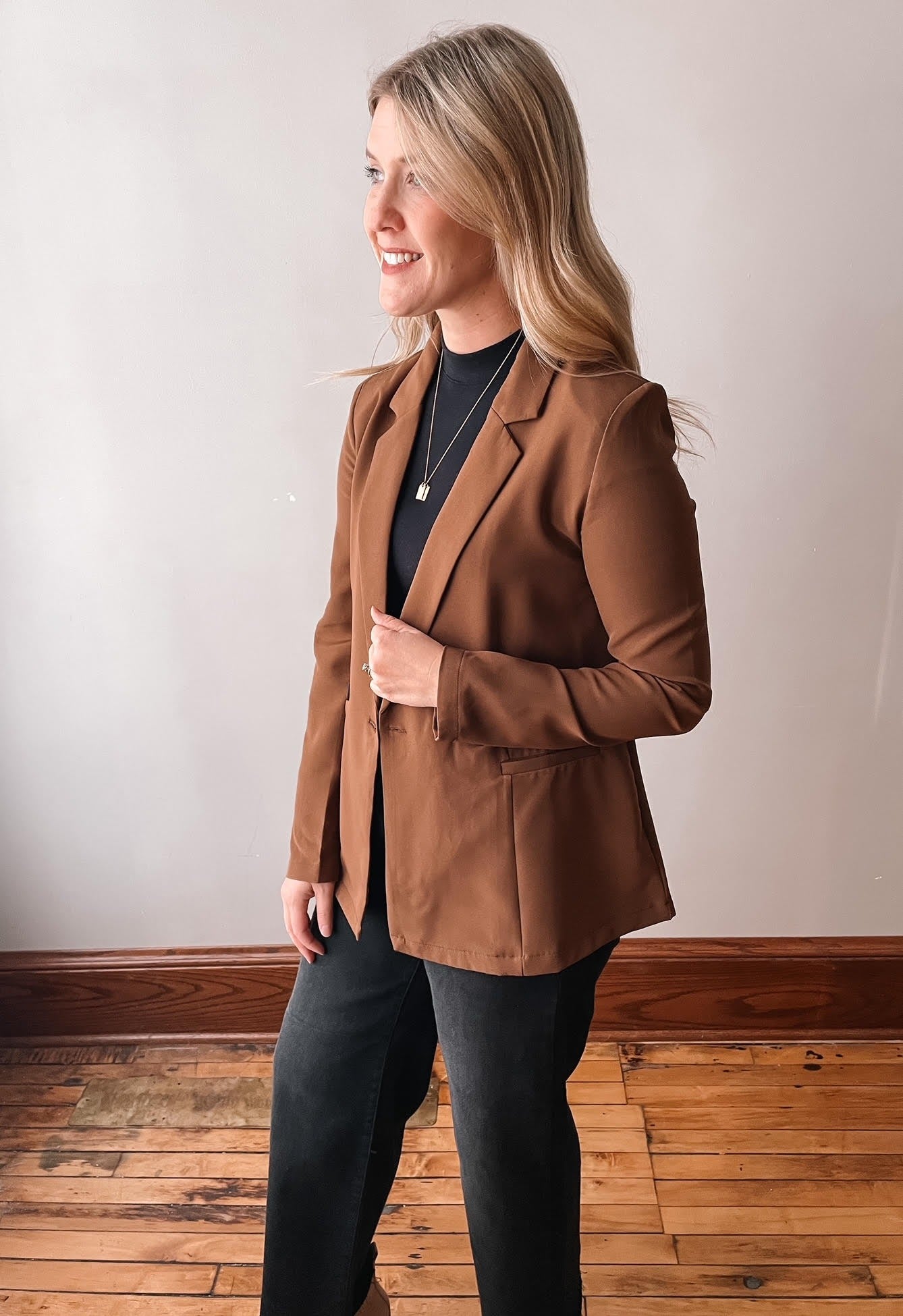 Gretchen Chocolate Blazer