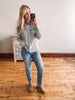 Grey Thermal Knit Jacket