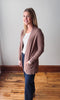 Hannah Mocha Waffle Cardigan