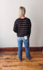Harper Black Striped Long Sleeve