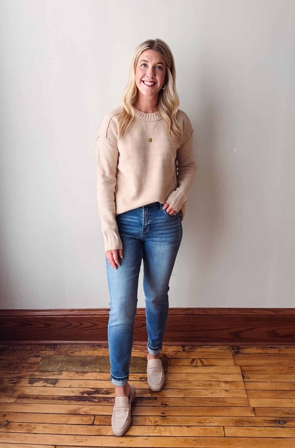 Dark Wash Tummy Control Skinny Jeans