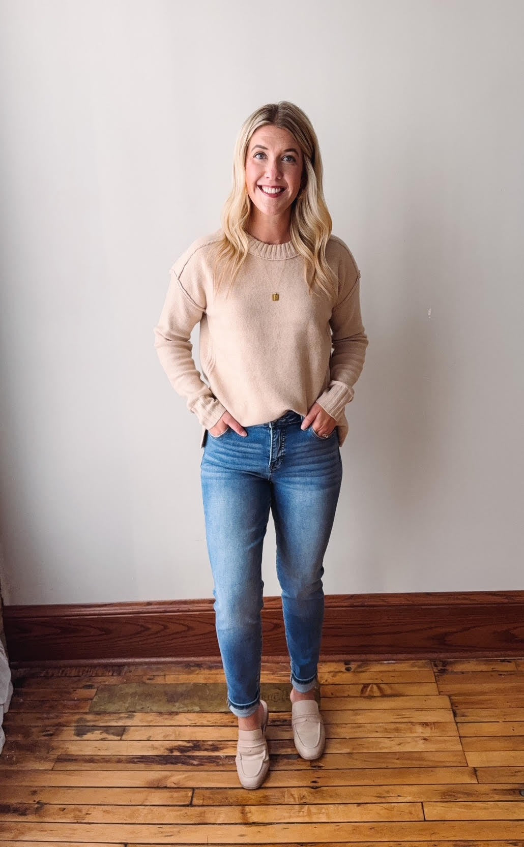 Dark Wash Tummy Control Skinny Jeans