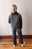Hunter Green Color Blocked Padded Jacket
