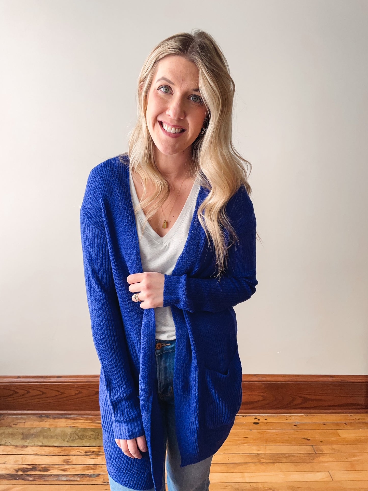 Erica Cobalt Cardigan