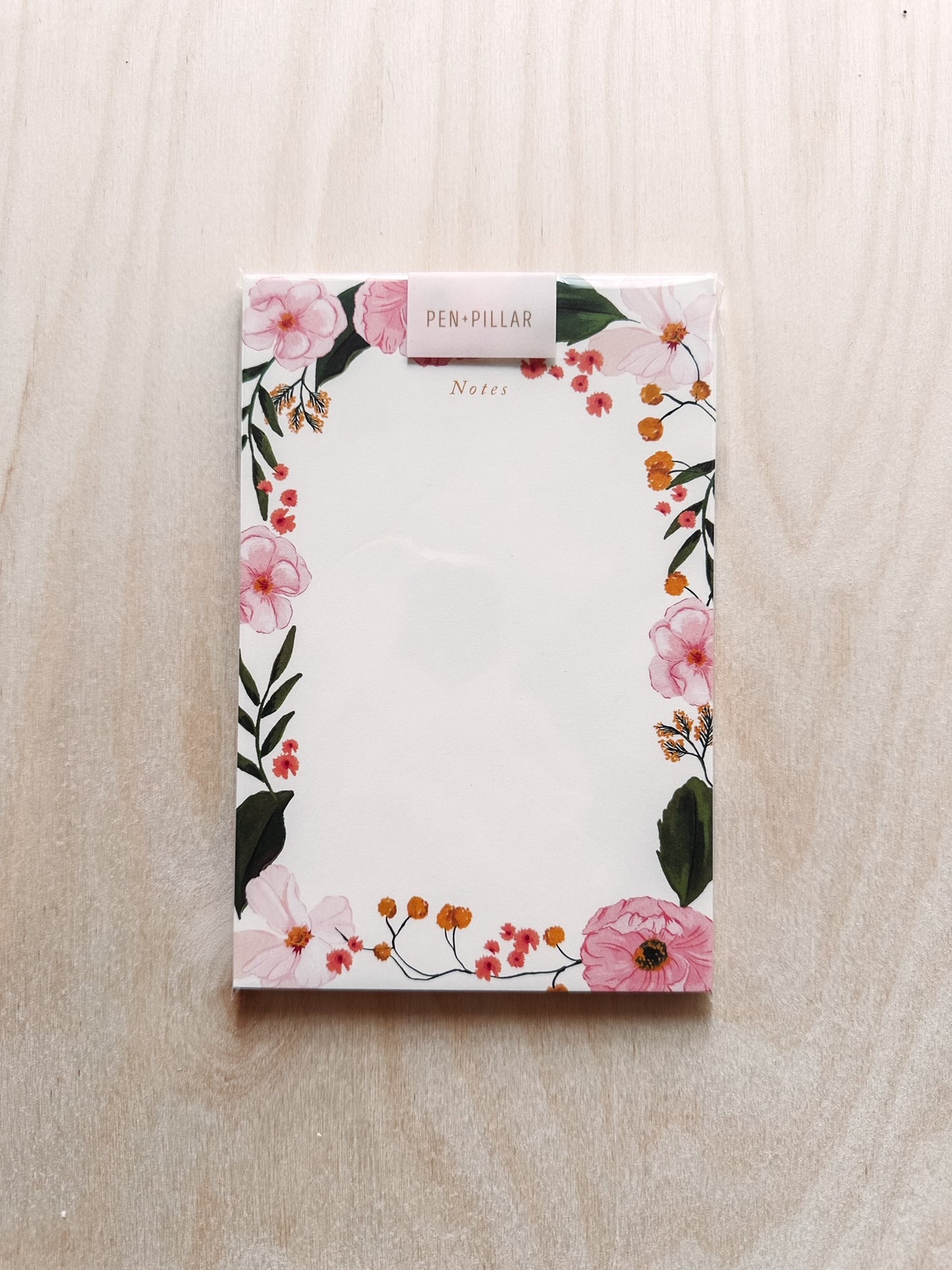 Pink Blooms Notepad