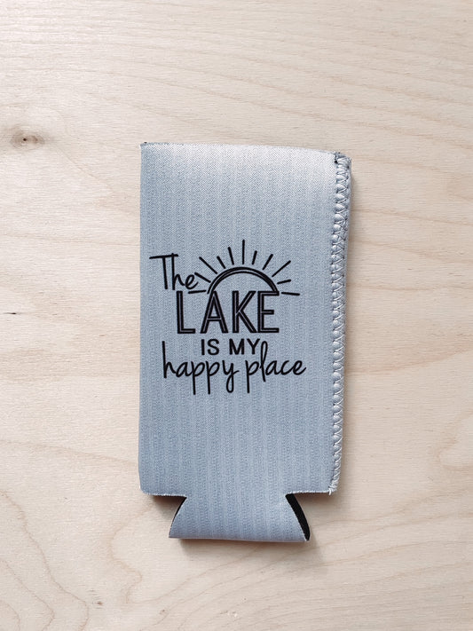 The Lake is my Happy Place Koozie