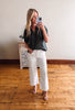 Emily Forest Puff Sleeve Blouse
