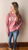 Mauve XOXO Sweatshirt