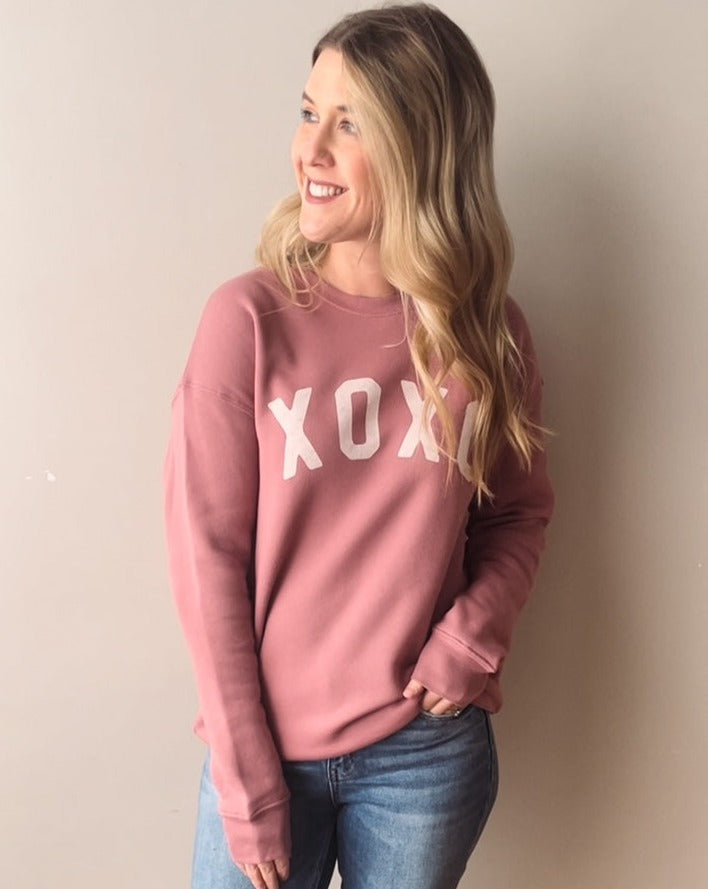 Mauve XOXO Sweatshirt