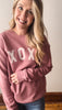 Mauve XOXO Sweatshirt