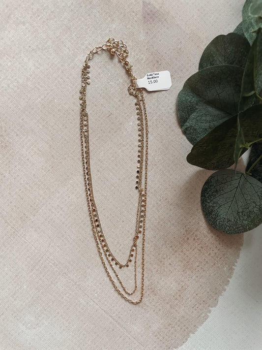 Gold Tess Necklace