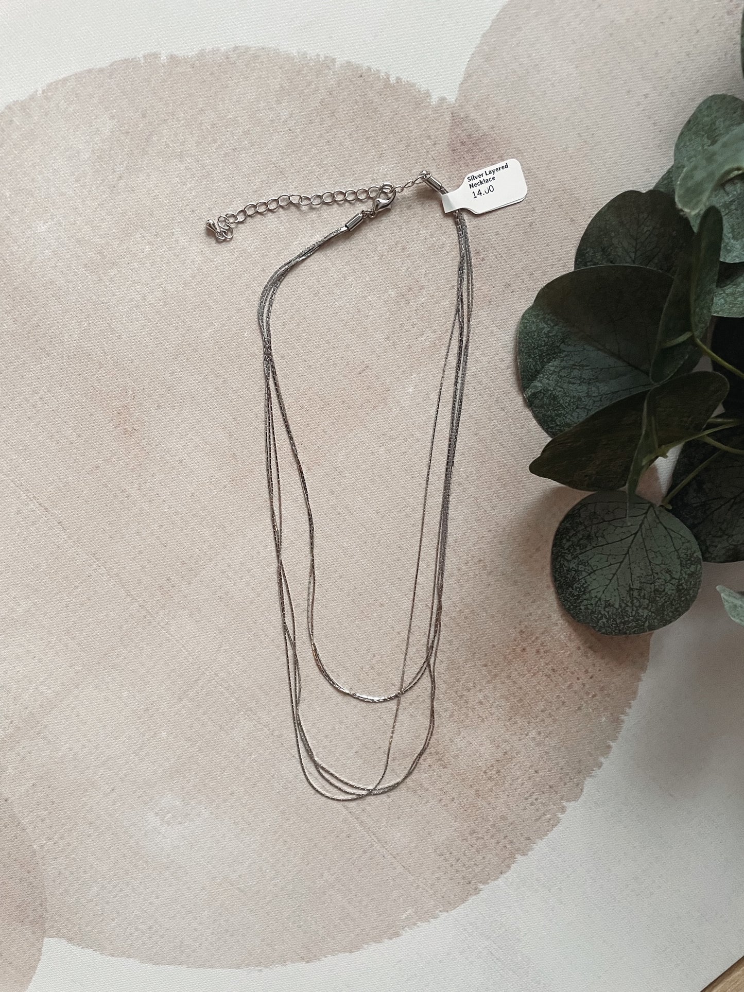 Silver Layered Necklace