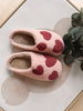 Pink Valentine's Day Slippers
