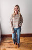 Mila Crochet Drop Shoulder Sweater