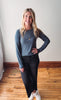 Jessica Dark Spruce Long Sleeve