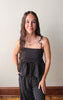 Teagan Black + White Dot Top
