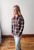 Luma Coffee Ivory Plaid Shacket