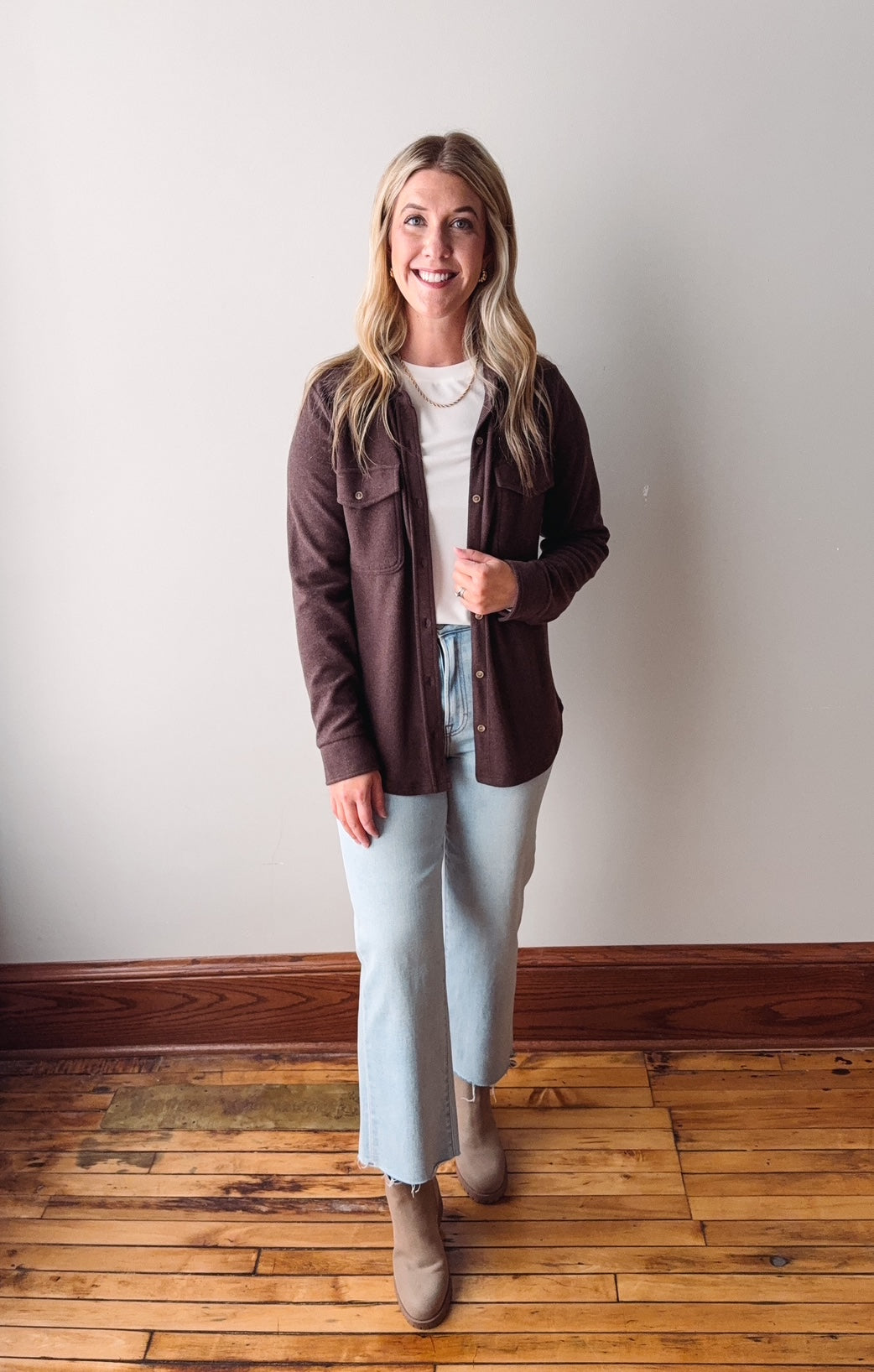 Luma Coffee Bean Shacket