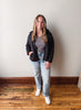 Indiana Quilted Jacket - Black Heather