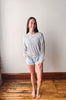 Classic Stripe LS Top Eclipse