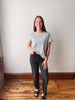 Kendra Striped Top - Grey