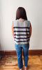 Grey + Navy Sweater Vest