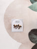 Black Enamel Bow Earrings
