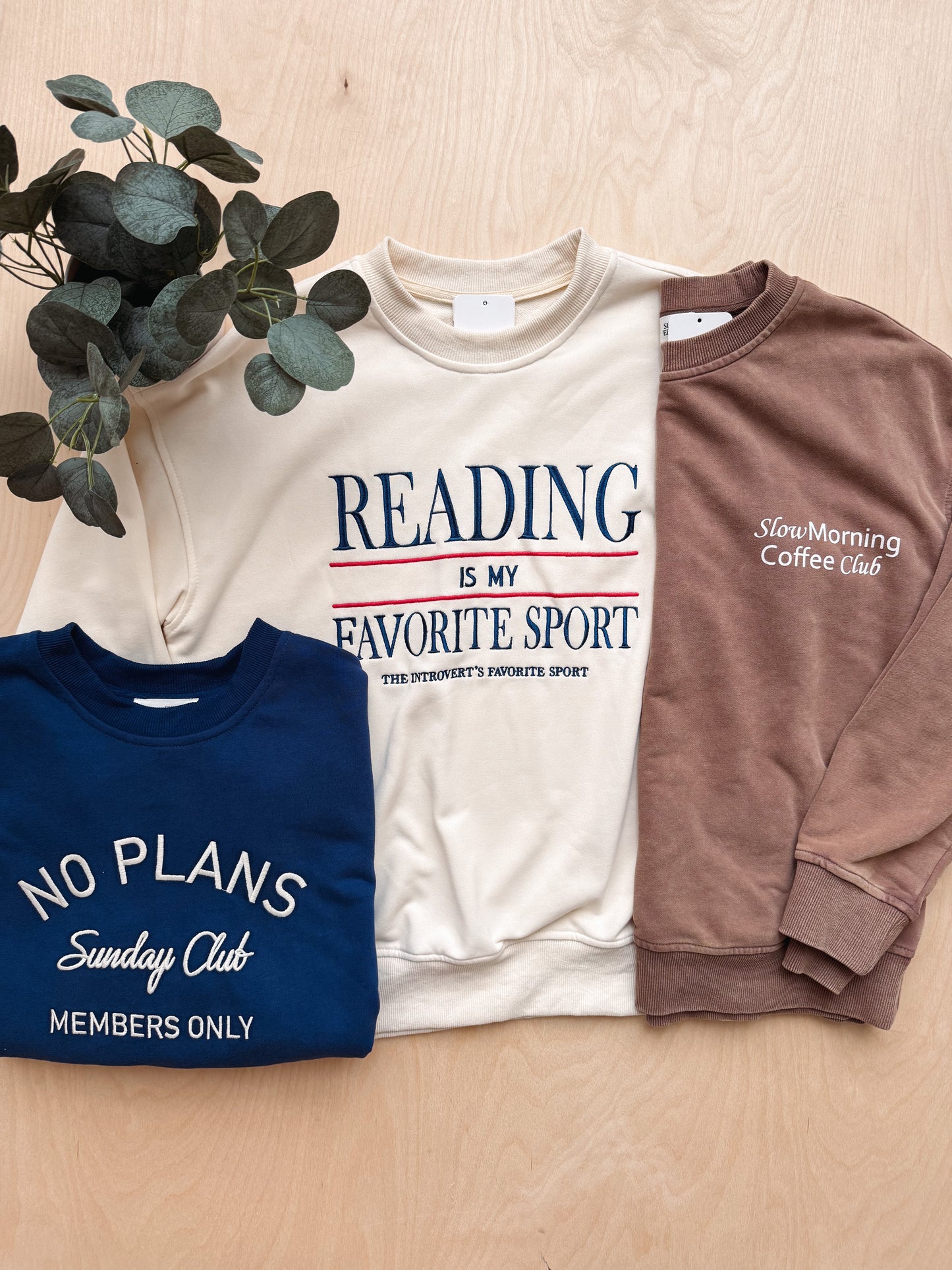 No Plans Sunday Club Sweatshirt
