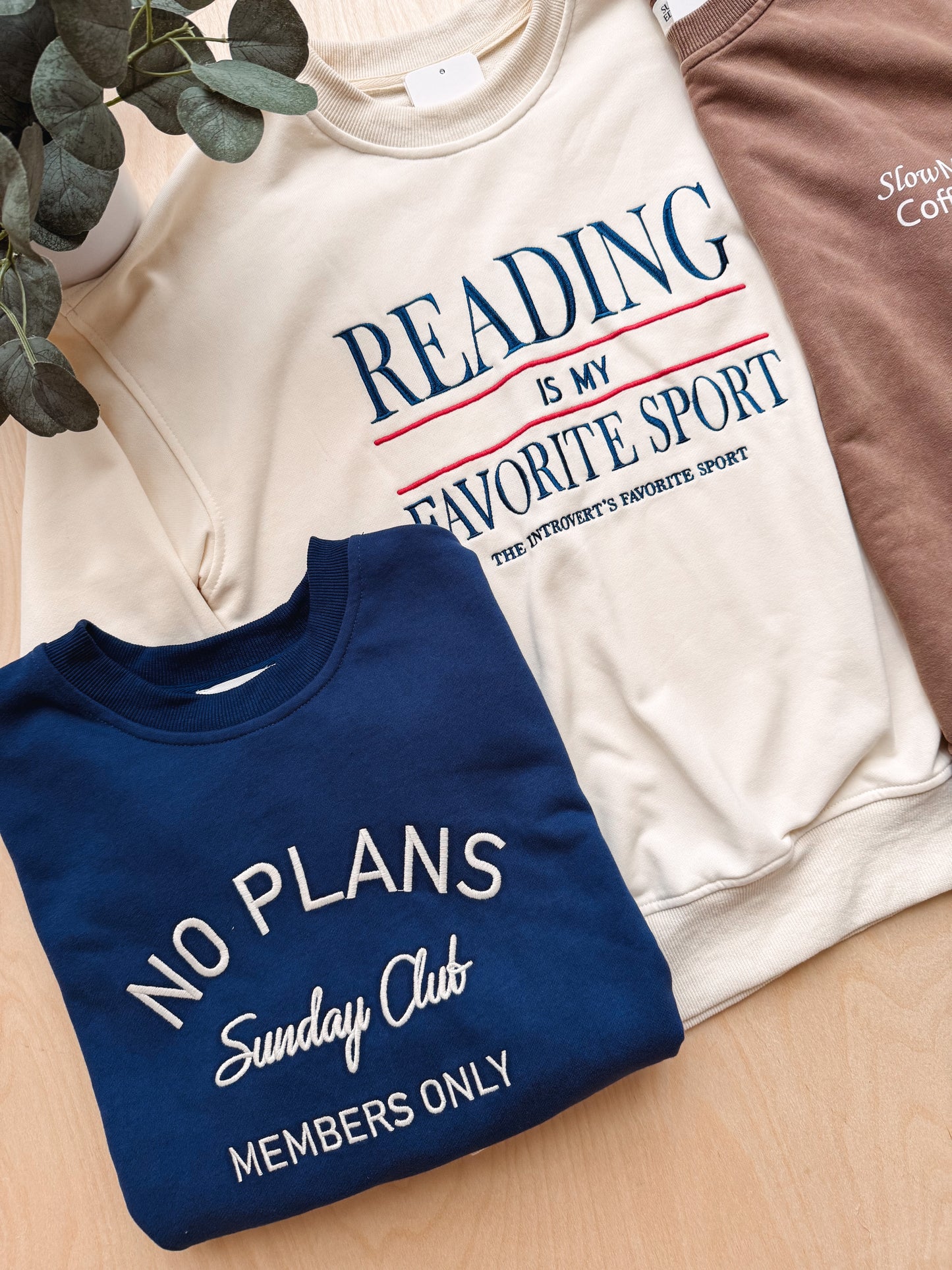 No Plans Sunday Club Sweatshirt