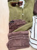 High Rise Twist Barrel Jean - Vintage Brown