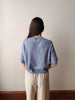 Baby Blue Short Sleeve Sweater