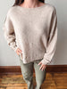 Rolled Edge Sweater - Oatmeal