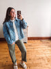 Olive Utility Barrel Jeans