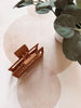 Jumbo Adobe Brown Hair Clip
