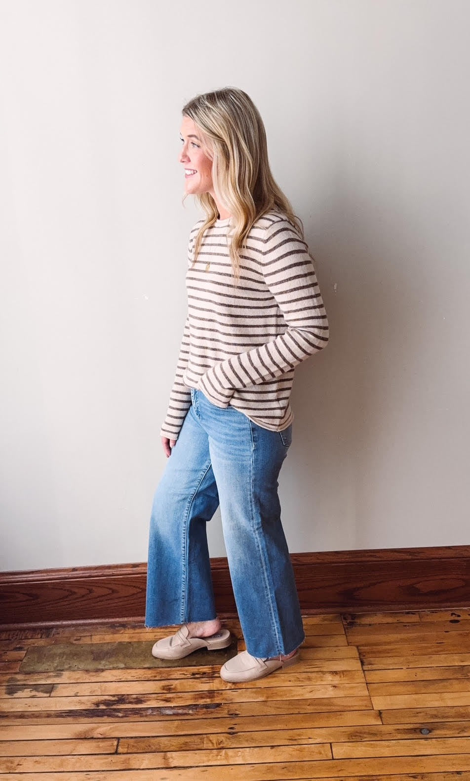 Amara Medium Wash Wide Leg Jeans