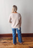 Inez Oatmeal Striped Sweater